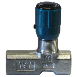 Limiteur de débit unidirectionnel 1/4" Acier