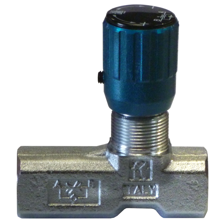 Limiteur de débit unidirectionnel 3/4" Acier