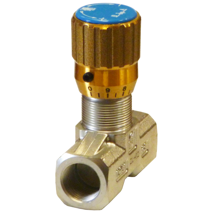 Limiteur de débit bidirectionnel 3/4" Laiton