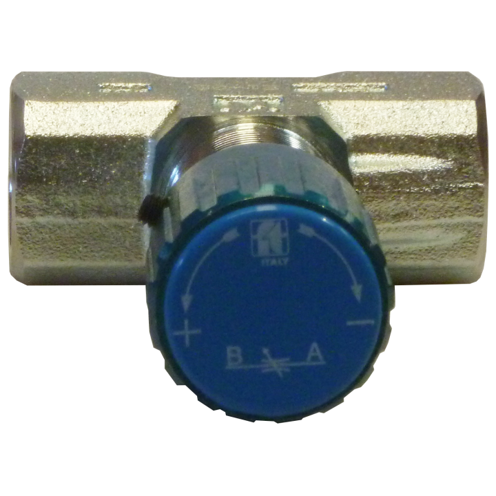 Limiteur de débit bidirectionnel 3/8" Acier