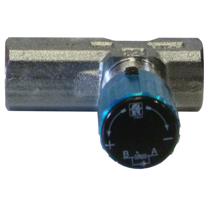 Limiteur de débit unidirectionnel 3/8" Acier