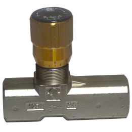 Limiteur de débit unidirectionnel 3/8" Laiton